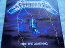 METALLICA RIDE THE LIGHTNING ORIGINAL 1984 ELEKTRA PRESSING VG+