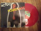 AC/DC Powerage LP Canadian Import Red Translucent Vinyl Hard Rock ATLANTIC