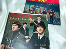 Lot2 THE BEATLES Japanese EP 1965 Japan  Ticket To Ride / Yellow Submarine apple