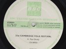 THE BATTLEFIELD BAND / PAUL BRADY - 1986 CAMBRIDGE FEST BBC Transcription Disc