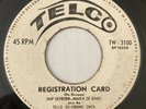 NAP HEPBURN Registration Card 45 Bull Bull Water 45 TECLO 7