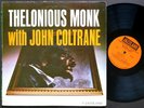 JOHN COLTRANE With THELONIOUS MONK LP JAZZLAND JLP-46 MONO Art Blakey Gigi Gryce