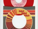 DOLLY PARTON on RCA —HARD CANDY CHRISTMAS— country 45 | RED VINYL PROMO