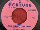 Arlando King - Baby Only You / Look What You Done - Fortune - RARE R&B DOOWOP 45