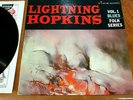 LIGHTNING HOPKINS LP Time Records VOL.1 Blues Folk Series Rare Original 1962 USA