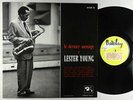 Lester Young - Le Dernier Message De LP - Barclay 180g Ltd. Mono VG+ Poster