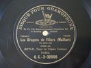 Beyle Tenor Maillart Les Dragons de Villars Single Side 78 RPM G&T G.C.-3-32008