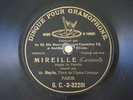 Léon Beyle Tenor Gounod Mireille Single Side 78 RPM G&T G.C.-3-32201