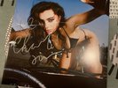 SIGNED Charli XCX - Crash red and black marbled opaque vinyl