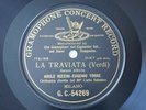 Adelina Rizzini Eugenio Torre Verdi Traviata 78RPM Gramophone G&T GC 54269