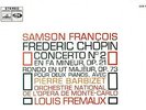 HMV CVB 1067 STEREO FRANCE - CHOPIN - PIANO CONCERTO 2 - SAMSON FRANCOIS EX+/NM