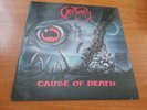 Obituary ‎– Cause Of Death- lp'  - first press- death metal-