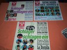 3 LPs Hörzu Schlager schlagen ein 1+2 + des Jahres 6 Stones Elvis uvm.