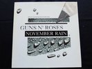 RARE GUNS 'N ROSES: November Rain '92 Original UK Ltd Ed 3 track Picture disc M