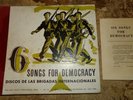 1940 6 songs for democracy 3 record set with booklet records untested good used