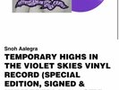 HAND SIGNED Snoh Aalegra Temporary Highs in the Violet Skies Purple Vinyl X/1000