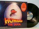 HOWARD THE DUCK OST '86 John Barry Thomas Dolby hype + poster + promo stamp MINT