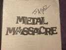 Metallica Metal Massacre 1982 LP metalworks records James Hetfield autograph