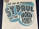 ST PAUL and the BROKEN BONES Live And In Person  Blue Marbled Vinyl EP LP
