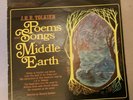 POEMS AND SONGS OF MIDDLE EARTH LP J.R.R.TOLKIEN CAEDMON VINYL  VINTAGE