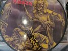 Iron Maiden. Running Free. Vinyl .Rare Promo Picture Disc. Thatcher Unmasked