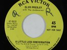 Funk Breaks 45 ELVIS PRESLEY A Little Less Conversation RCA VICTOR VG++ HEAR