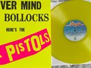 sex pistols - never mind the bollocks YELLOW vinyl reissue LP FREE UK POST