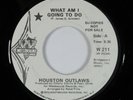 Sweet Soul/Funk 45 HOUSTON OUTLAWS What Am I Going To Do WESTBOUND + promo HEAR