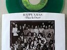 JOHN LENNON - Happy Xmas (War Is Over) GREEN VINYL '71 Apple 45 & PS Beatles NM
