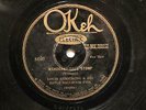 JAZZ LOUIS ARMSTRONG SAVOY FIVE Mahogany Hall Stomp / Beau Koo Jack OKEH 8680