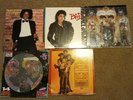 Michael Jackson/Jacksons Lot: Bad Dangerous Off the Wall  5 LP Vinyl Records