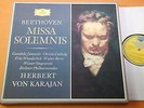 Karajan Beethoven Missa Solemnis DGG Ed1 Stereo 104 395-396 7/66 2LP NM