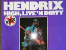Jimi Hendrix High, Live ’n Dirty Red Vinyl EX/EX 1978