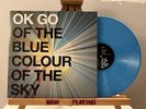 OK GO Blue Colour Of The Sky LP Blue Marbled Vinyl Gatefold Paracadute VG+