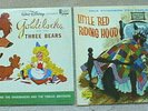 DISNEY Vinyl Albums LP 33 RPM Goldilocks 3 Bears Little Red Riding Hood +6 BONUS