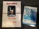 Iron Maiden 'The Beast...' orginal tour book + japanese flyer Motorhead AC/DC