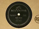 1956 Elvis Presley 78 RPM Blue Moon Just Because RCA Victor Canada 20-6640 - 10”