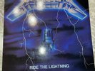 METALLICA Ride the Lightning MEGAFORCE MRI 769 Original Vinyl Metal LP