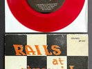 RAILS AT RIVERSIDE Rare 1960 Drag Racing 45 EP RED VINYL w/SLEEVE Sounds 502