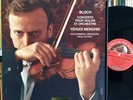 BLOCH VIOLIN CONCERTO MENUHIN KLETZKI ED1 STEREO ASDF 804 NM