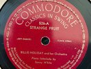 Commodore 526 BILLIE HOLIDAY Strange Fruit JAZZ 78 rpm N- classic