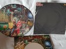 Picture disc shape heavy  meatal hardrock  rock iron maiden rare 80er Lp