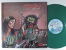 STRIFE Back To Thunder GULL LP VG++/VG+ uk green vinyl w/ promo poster f