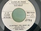 Elvis Presley/Jean Chapel PROMO 45 EP Love Me Tender RCA 47-6643 Rockabilly