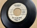 Lonnie & The Crisis 45 Bells In The Chapel / Santa Town USA UNIVERSAL Orig. HEAR