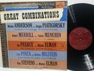 GREAT COMBINATIONS / RCA VICTOR LM 1703 / PEERCE-ELMAN / PINZA-MILSTEIN
