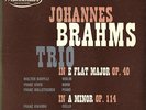 BRAHMS Clarinet Trio Op.114 Horn Trio Op.40 BARYLLI WLACH Westminster WL-5146 EX