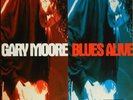 Gary Moore / Blues Alive 1993 UK Limited Numbered LP Poster Virgin V2716