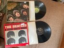 beatles rubber soul  lp stereo and a hard day's night lp vinyls