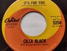 CANADA  Ex CILLA BLACK It's For You (BEATLES) /He Won't Ask Me 1964 CAPITOL 45